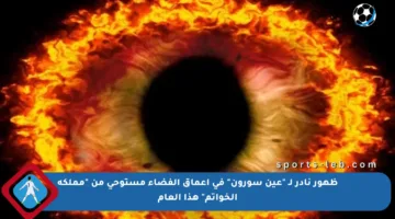 ظهور نادر لـ “عين سورون” في أعماق الفضاء مستوحى من “مملكة الخواتم” هذا العام